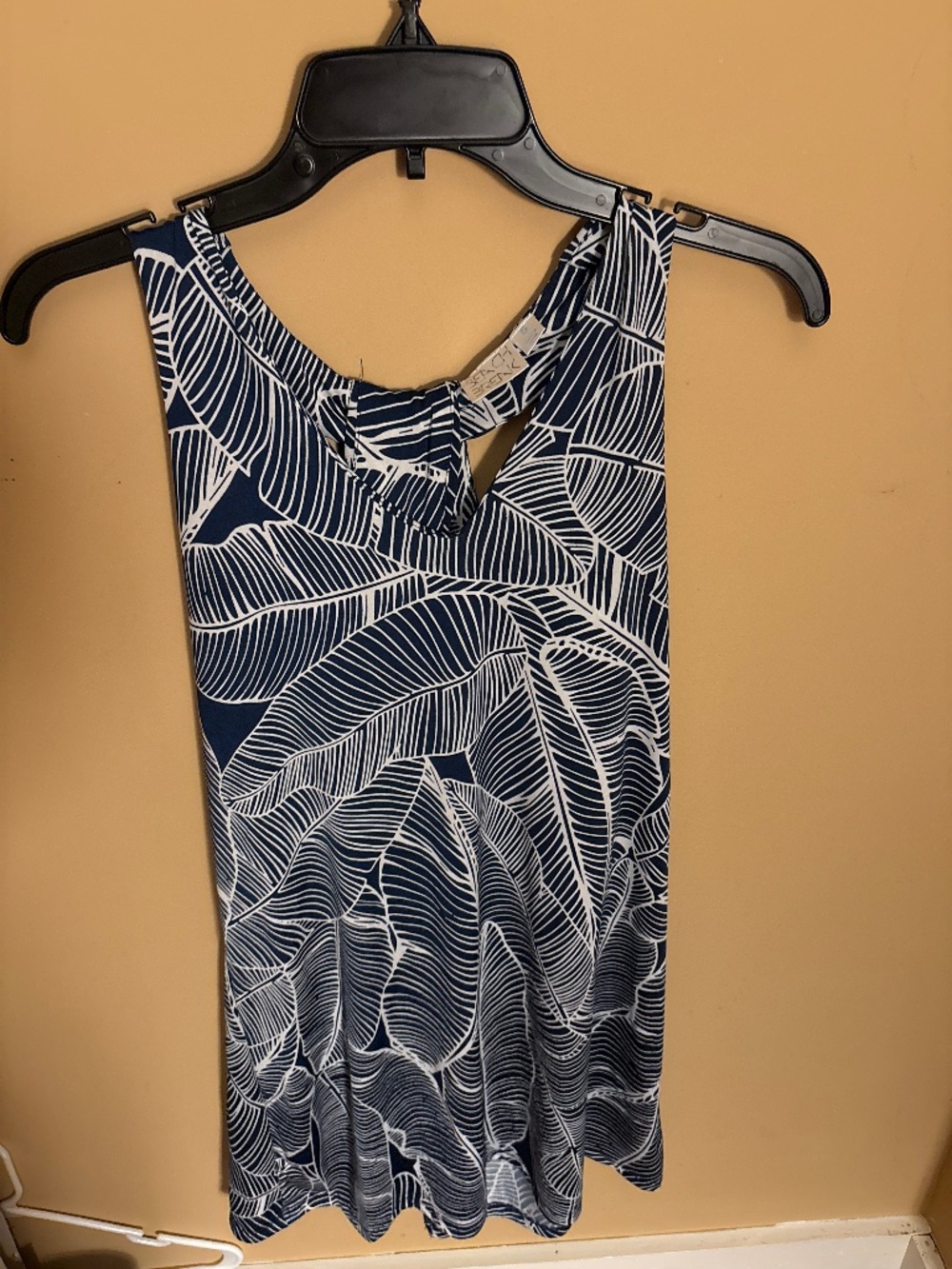 Swim dress swimming dress navy and white